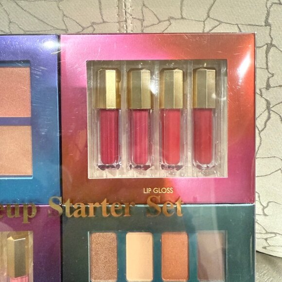 Make up Set (Face Palette, Lip Gloss, Eye Shadow Palette) NEW never used - Picture 5 of 11